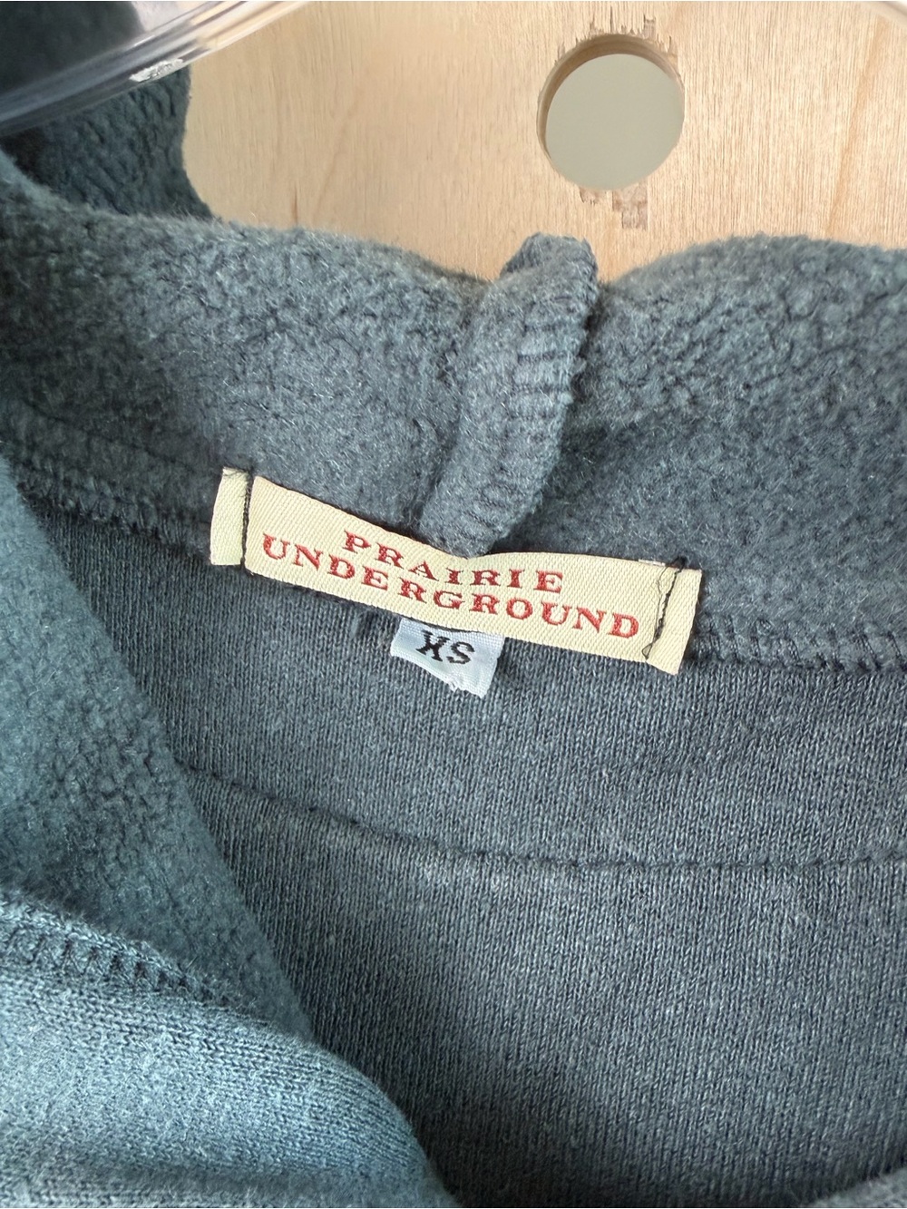 Prairie Underground Hemp & Cotton Organic Hooded Tunic Dress – XS - Picture 3 of 7